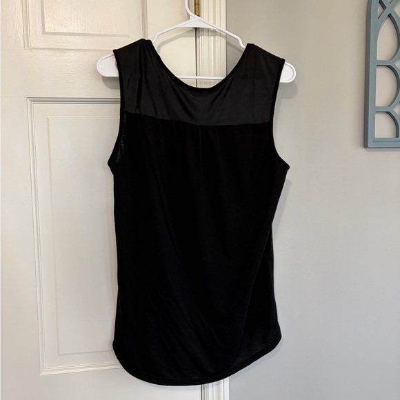 Metaphor Black Sleeveless Scoop Neck Tank Top - Picture 2 of 3